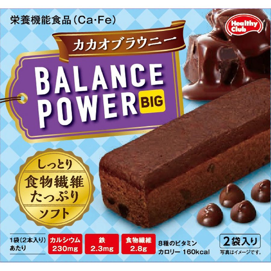 BALANCE POWER可可布朗尼風味營養餅乾 大條版 4入