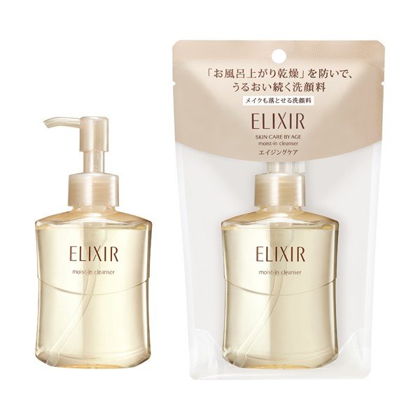 ELIXIR 怡麗絲爾 彈潤鎖水雙效洗卸露 洗面乳