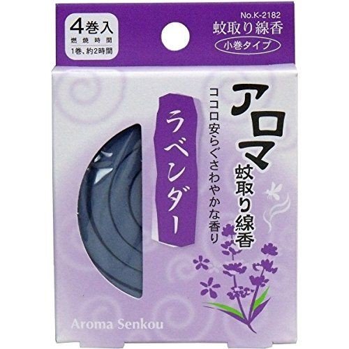 AROMA 芳香蚊香  薰衣草 4卷入