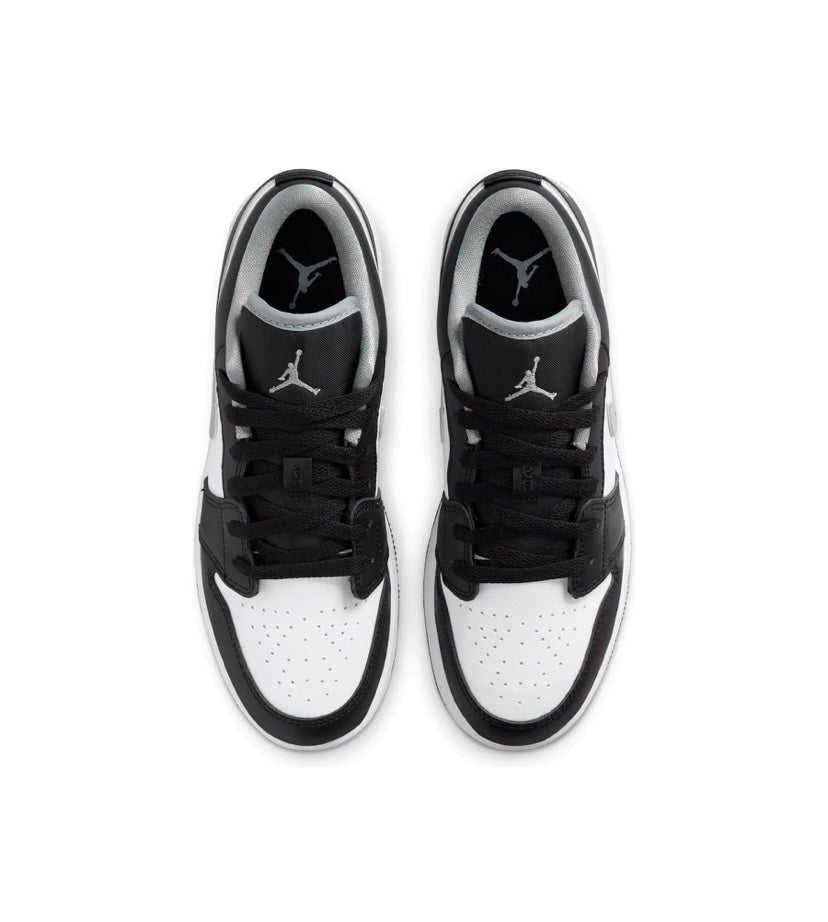 jordan 1 lowblack white grey