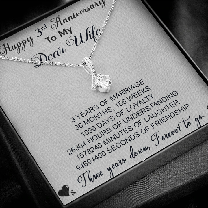 Girlfriend Necklace, One Year Anniversary Necklaces For Girlfriend, 1 –  Rakva