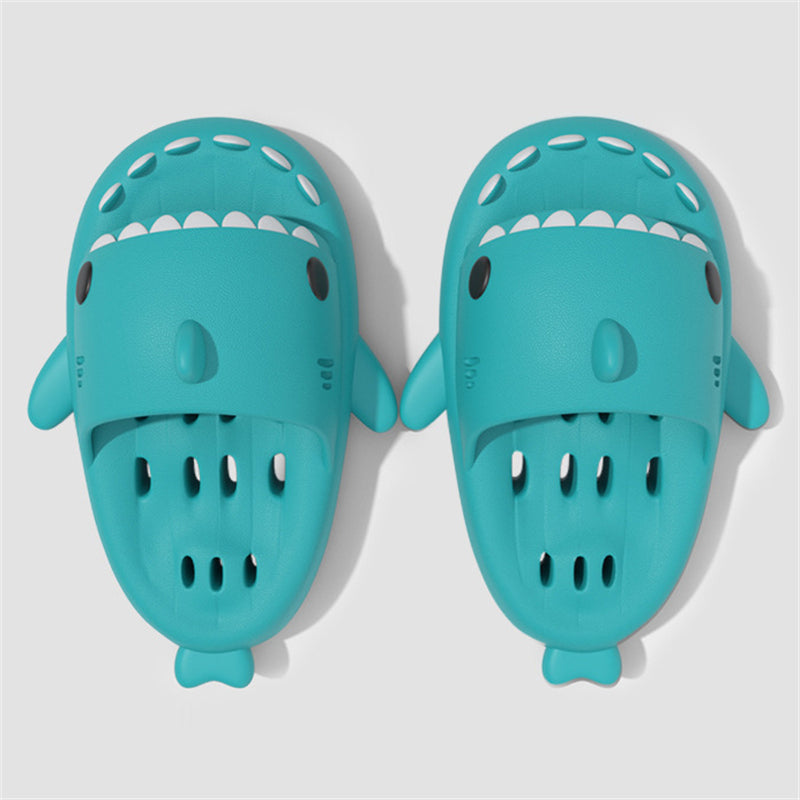 Lightweight Quick-drying Hollowed Out Shark Slides