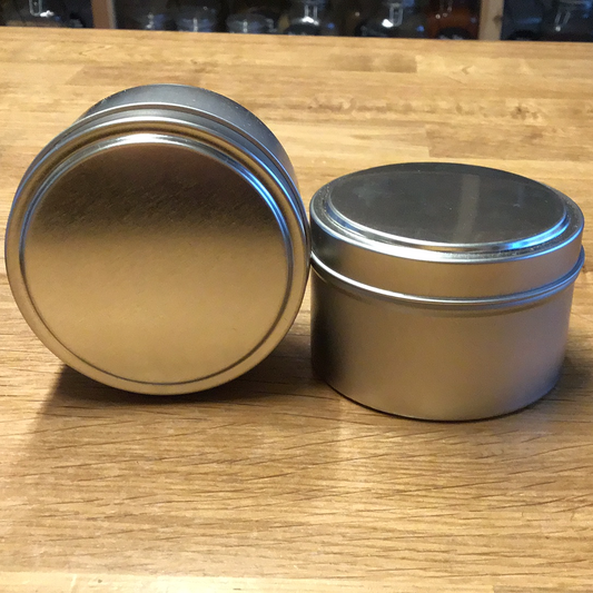 Double Sealed Stainless Steel Tea Tin- 4 oz