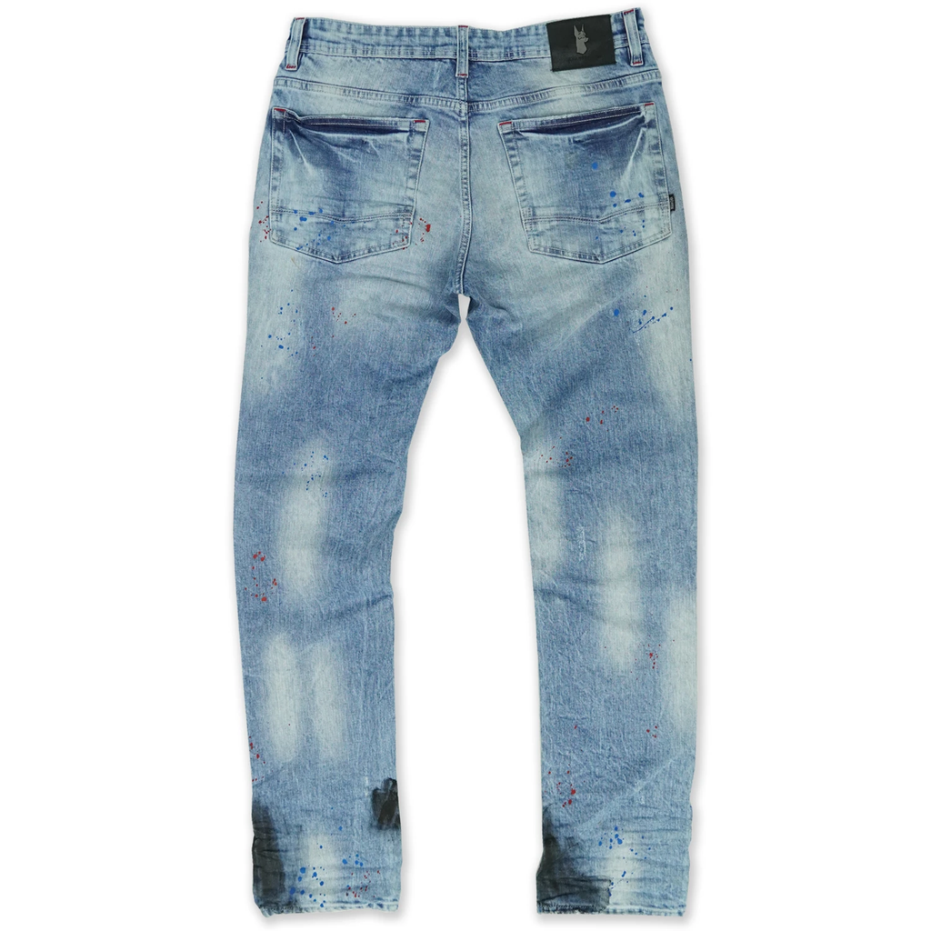 Makobi Light Wash Zuma Shredded Jeans – The Spot for Fits & Kicks