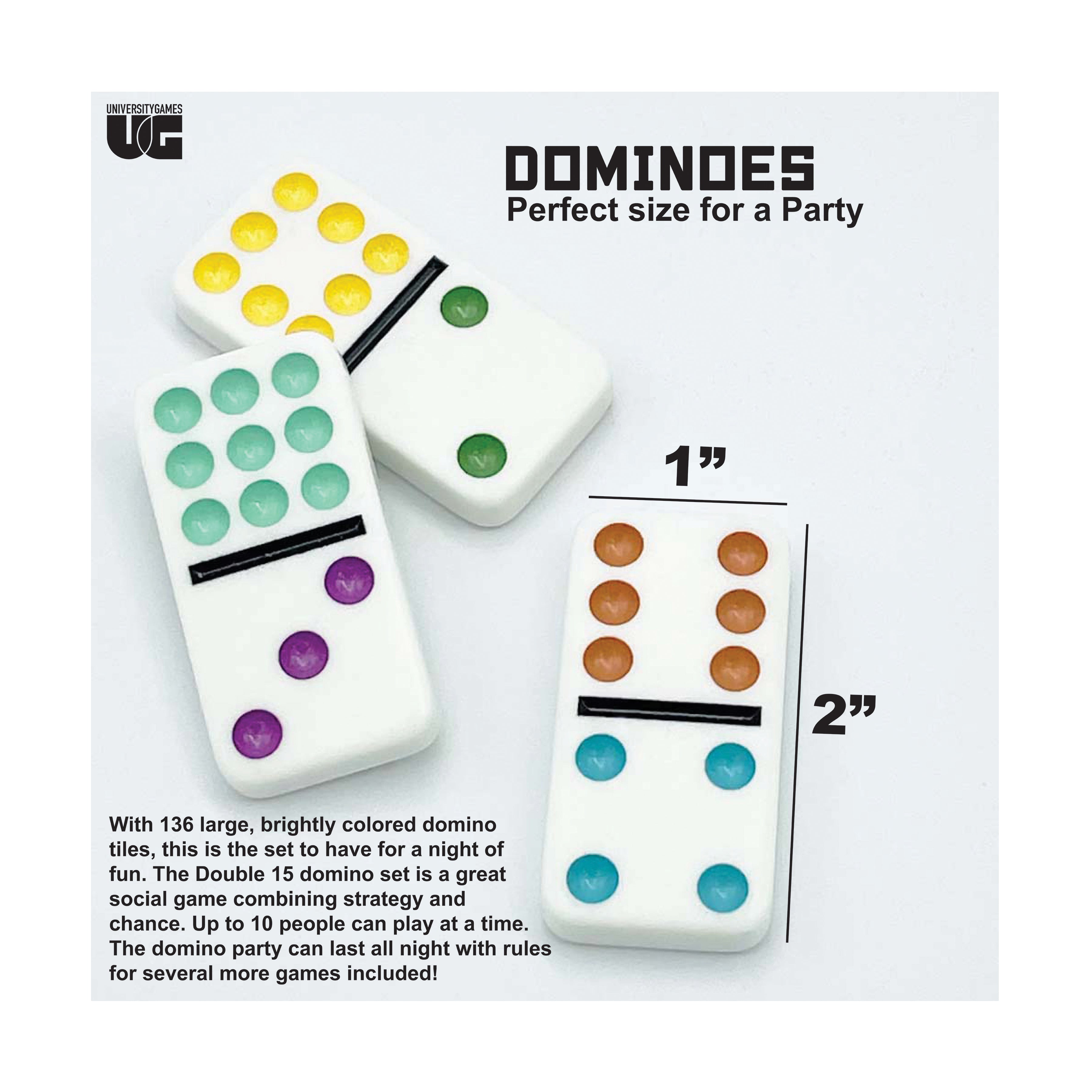 Kraan Fantastisch uitvinden Double 15 Party Dominoes | AreYouGame – AreYouGame.com