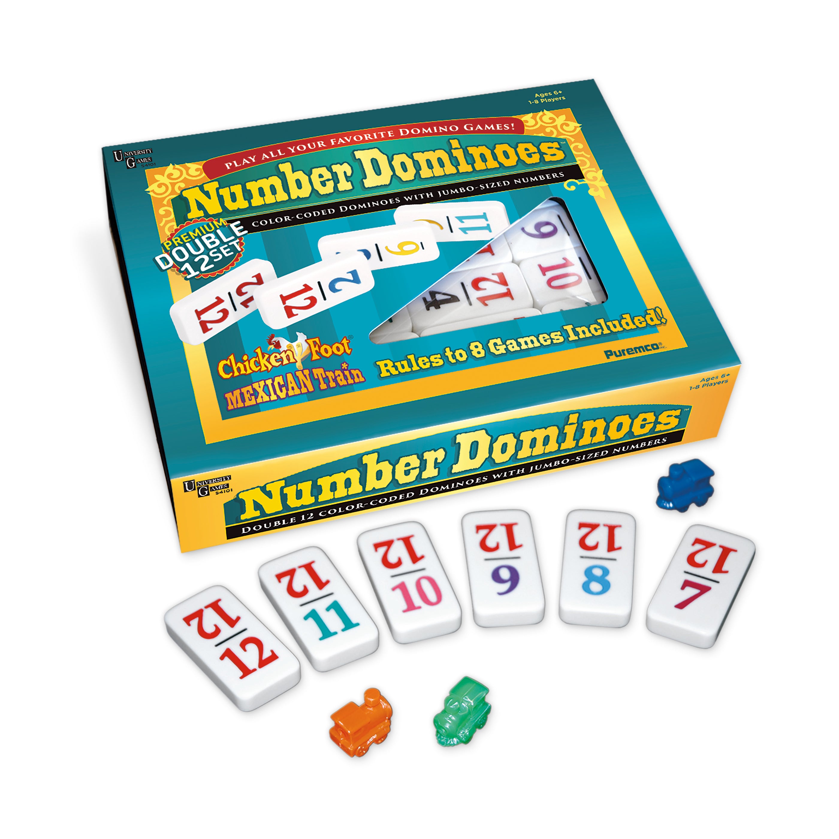 Double 12 Number Dominoes