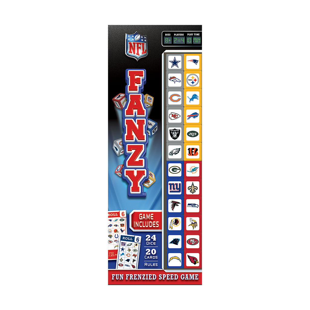 FoxMind Games: Sports Dice, Football, Roll Your Way to the End Zone, Easy  to Learn, Fun to Play, Play with Up to 4 Players, For Ages 7 + 