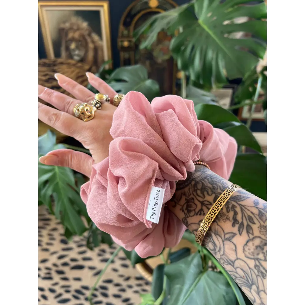 XL Jumbo Chiffon Scrunchies