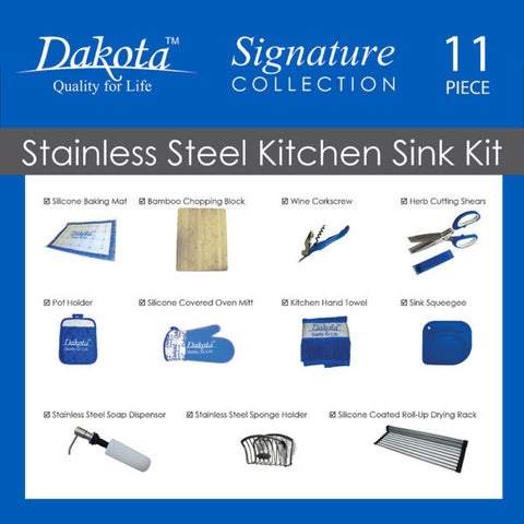 11 Piece Kitchen Sink Kit