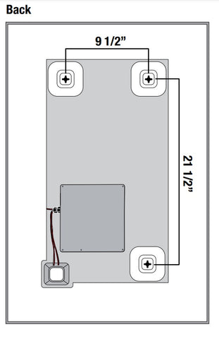 AUDREY LED MIRROR INSTALLATION MANUAL MR-3624D-AUD