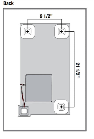 INGRID LED MIRROR INSTALLATION MANUAL MR-3624D-ING