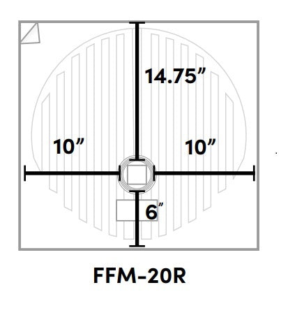 Circular 20" Mirror Defogger