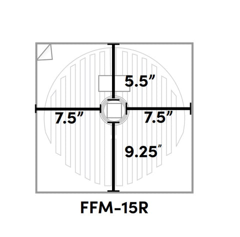 Circular 15" Mirror Defogger 	FFM-15R