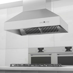 ZLINE Dual Remote Blower Island Mount Range Hood in Stainless Steel - 30 Inch - 697i-RD-36