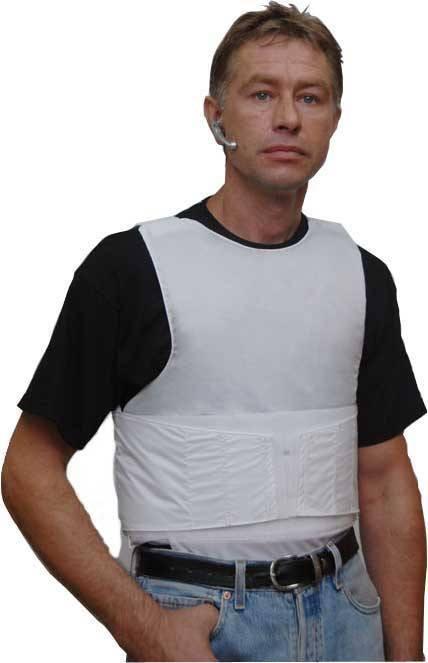 Compass Armor Ultra Thin Concealable T-Shirt Bulletproof Vest, S / Black