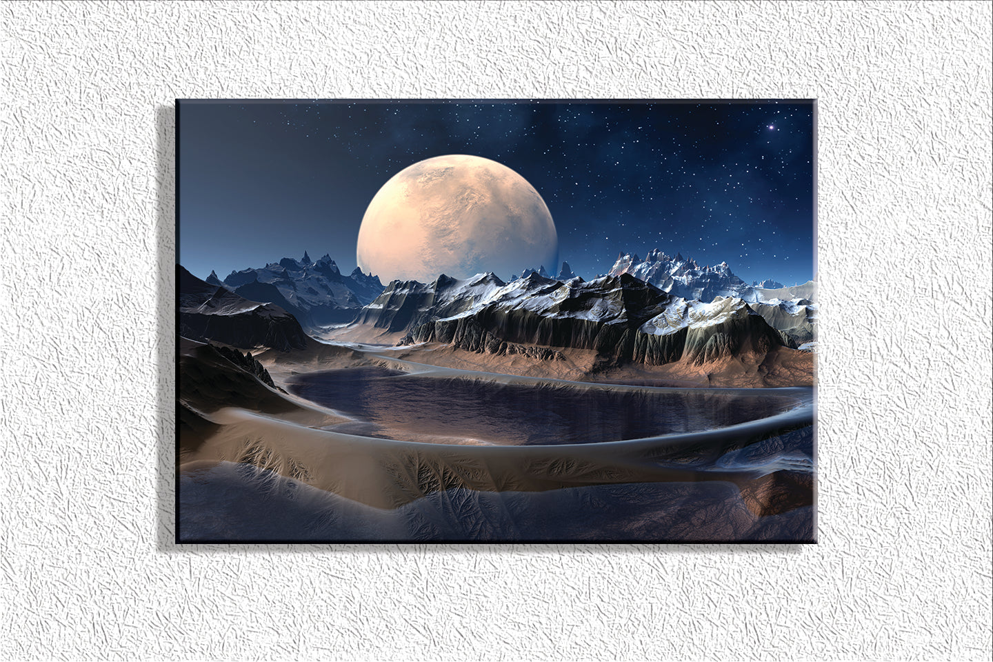 Mountains and Space Canvas Set