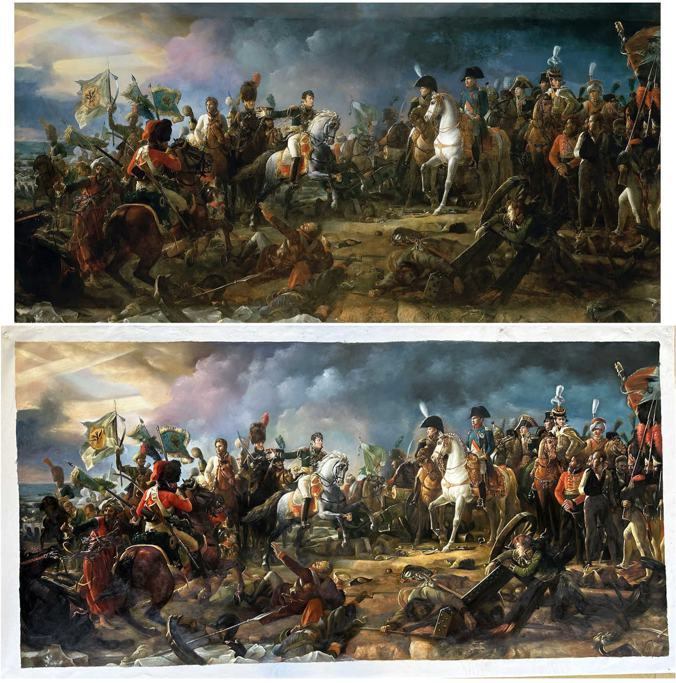 Napoleão na batalha de Austerlitz