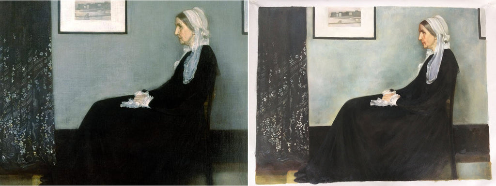 Arrangement in Grey and Black - Reprodução em Pintura a Óleo