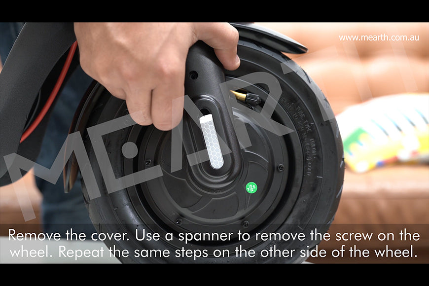 How to disassemble the FRONT wheel of Xiaomi M365 Pro - Tutorial