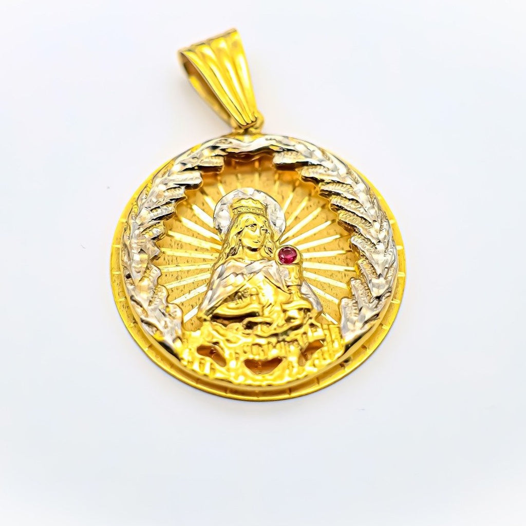 14k gold santa barbara pendant