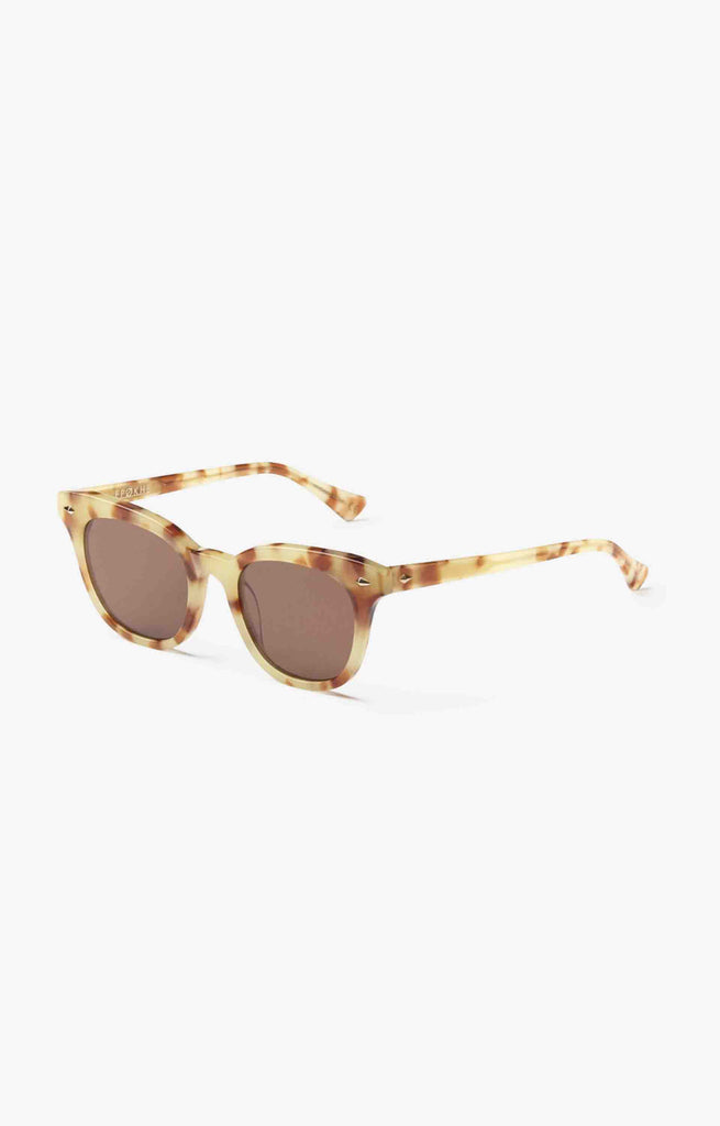 Epokhe Dylan Sunglasses, Scarlett Crystal Polished/Bronze