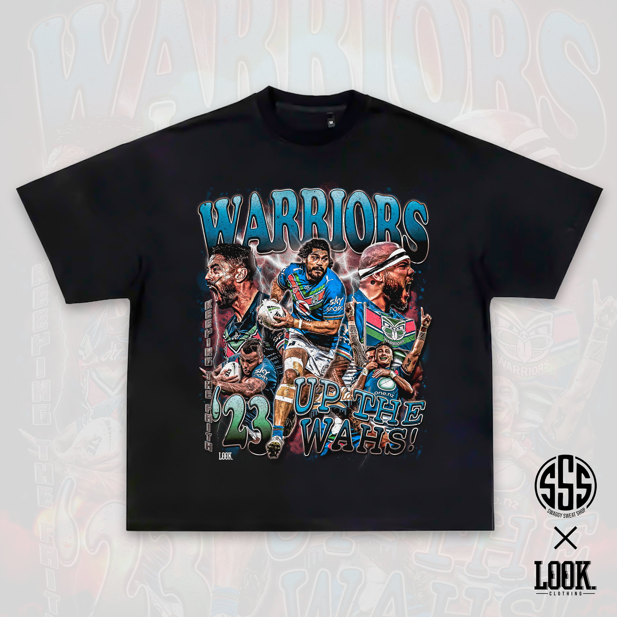 WARRIORS GRAPHIC TEE - STREETWEAR