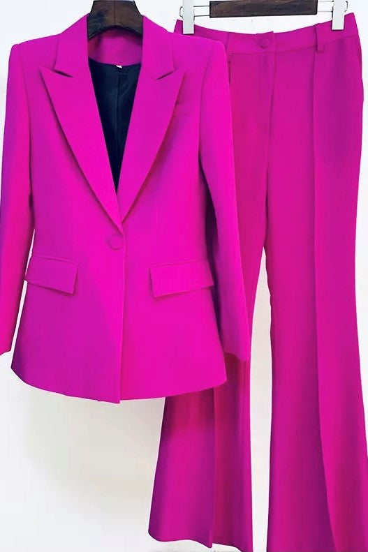 Femme Forte Two-piece Suit (Pink ) – Boldwoman