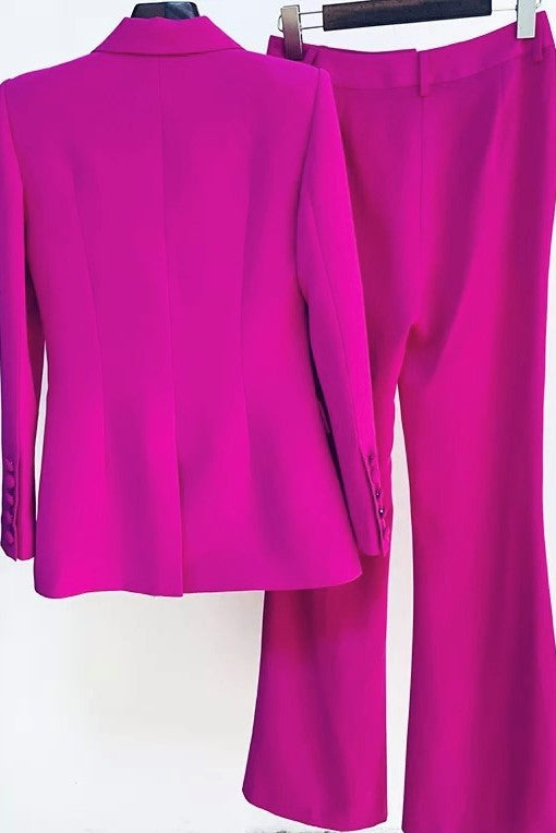 Femme Forte Two-piece Suit (Pink ) – Boldwoman