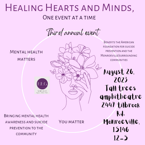 Third Annual Healing Hearts and Minds Poster