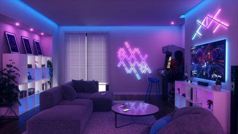 Nanoleaf Lines 智能 LED 背光燈條入門套裝（共 9 支燈條）