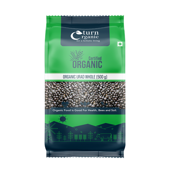 Organic Urad Black Whole- 500g | Turn Organic