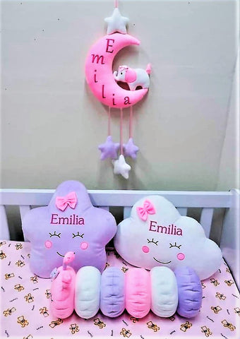 Combo cojines infantiles Emilia (Personalizados a pedido) – Cutest Girl