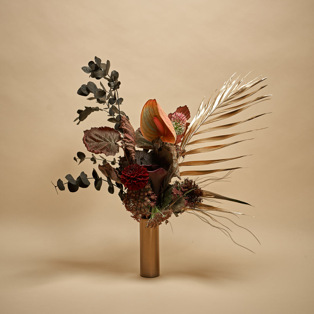 Trendy Turkey Day Bouquet + Vase