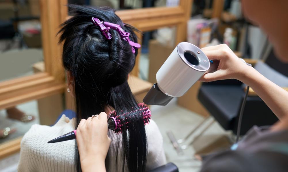 styling hair extensions