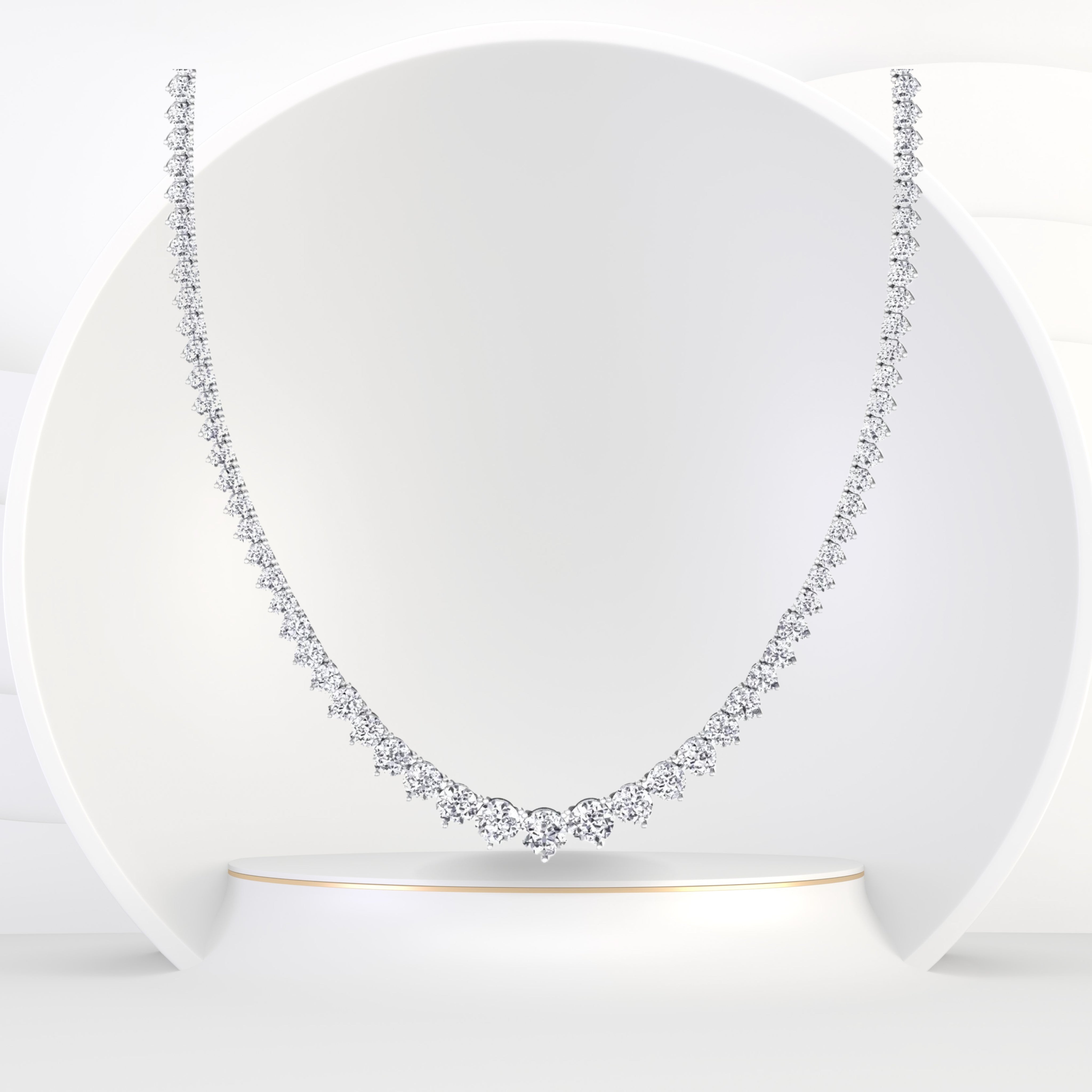 Tennis Diamond Necklace