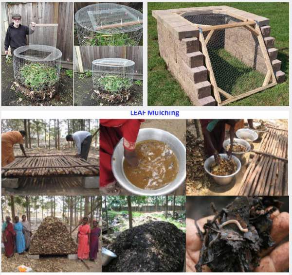 DIY leaf composting solutions