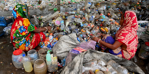 Waste workers are often subjected to harsh conditions