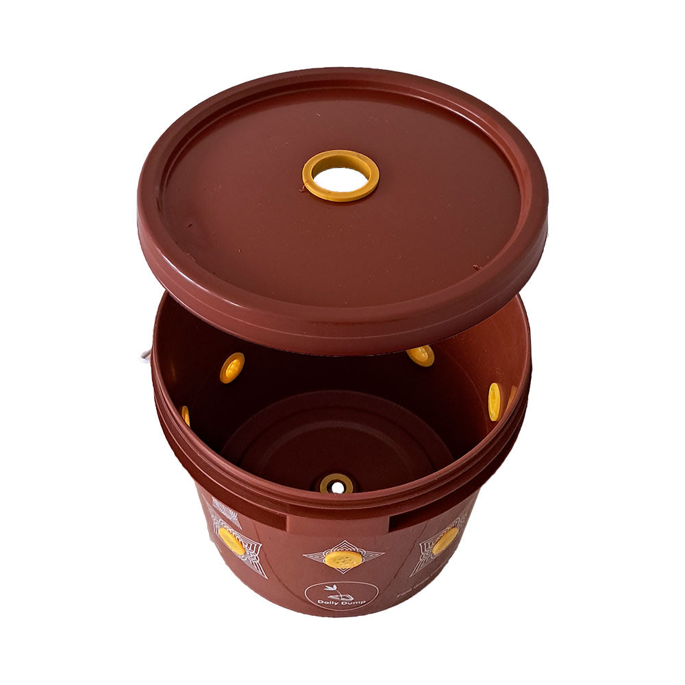 Add On Bucket | Single bucket and lid with holes to upgrade Gobble Composter