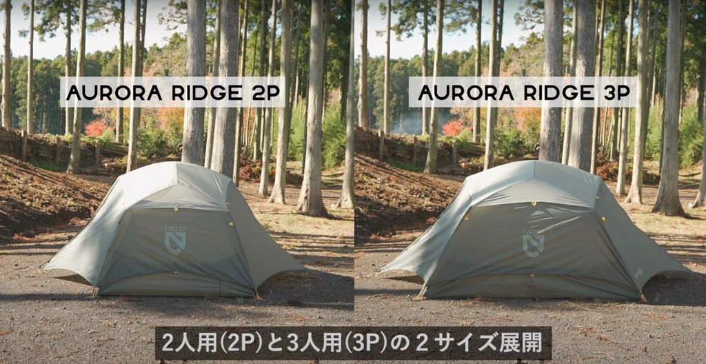 新品定価以下】ニーモオーロラリッジ3P NEMO AURORA RIDGE3P