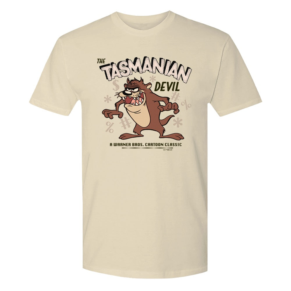 Image of Looney Tunes Tasmanian Devil Grawlix T-Shirt