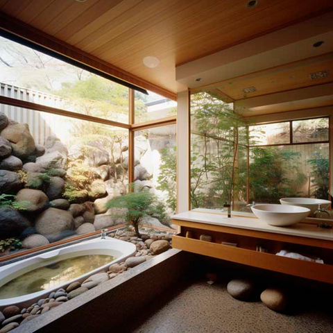 Tu baño con estilo japonés