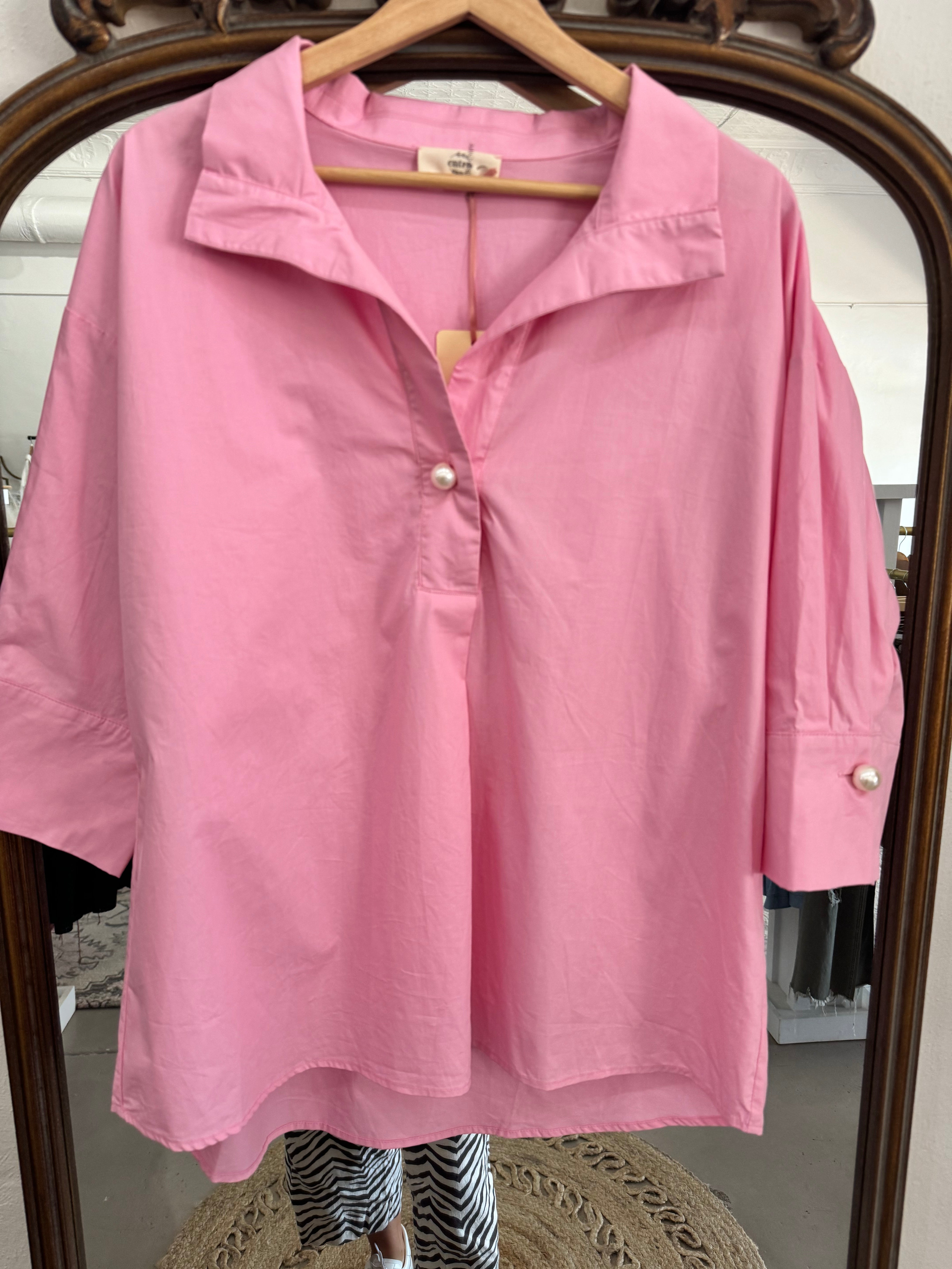 Pink Pearl Blouse