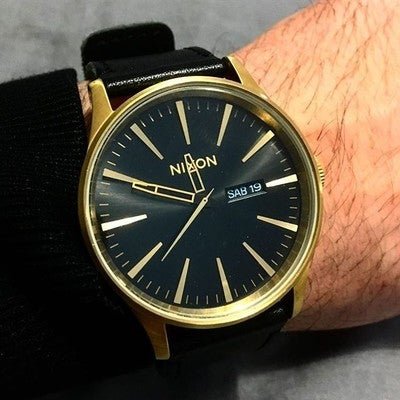 Time Teller 2PAC Collab Watch, Gold / Black