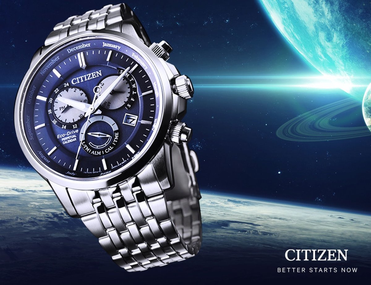 Citizens Eco Drive Perpetual Calendar Watch Ginny Margery