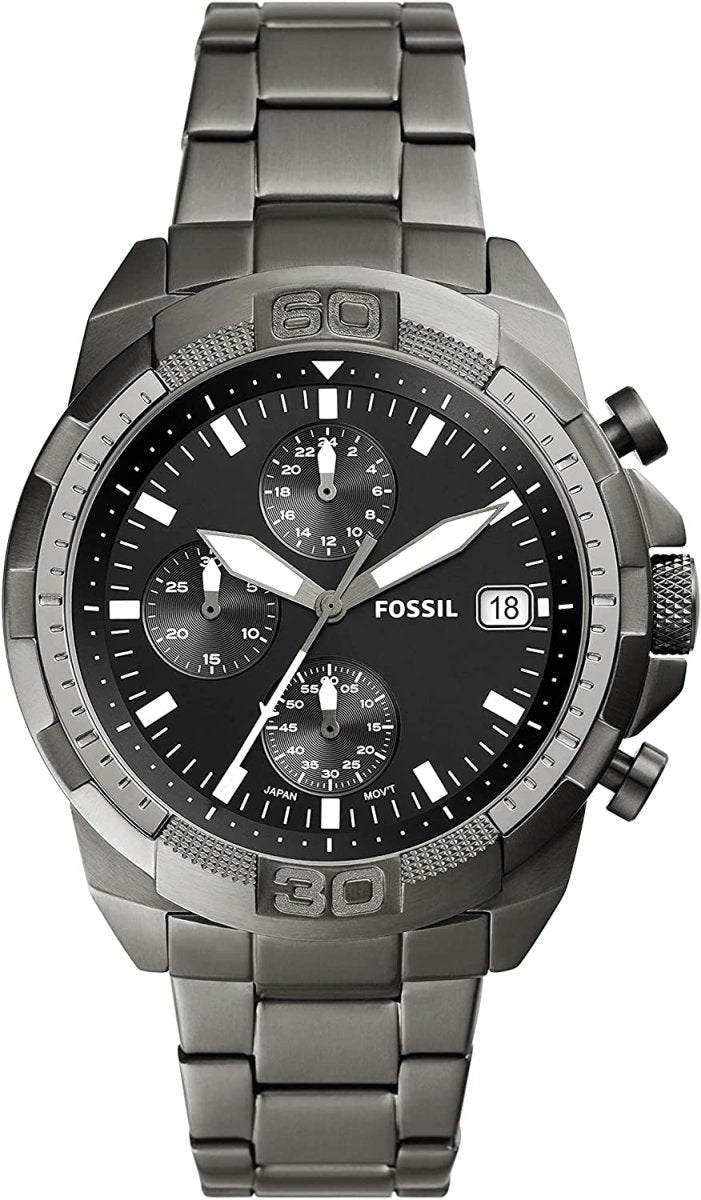 Buy Fossil Men's Bronson Stainless Steel Quartz Chronograph Watch - FS5852  | Time Watch Specialists