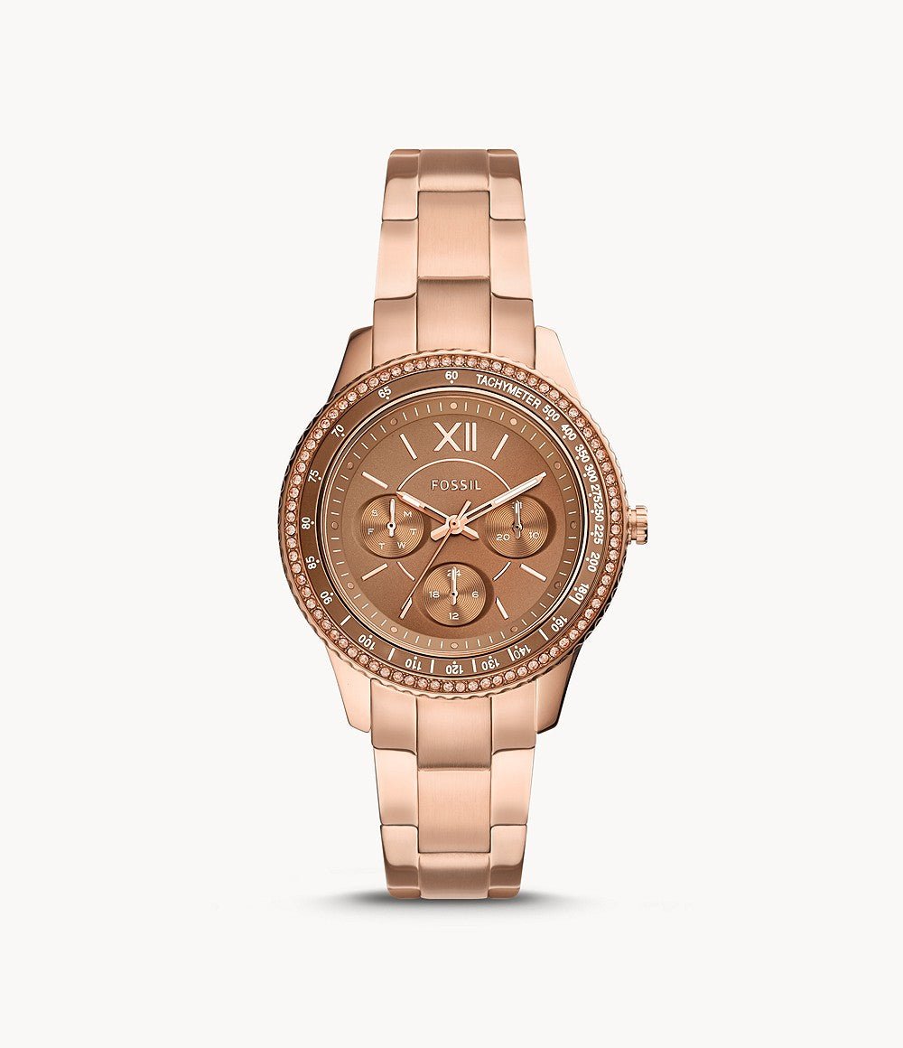 Men's Watches - Fossil Stella Sport Multifunction Rose Gold-tone ...