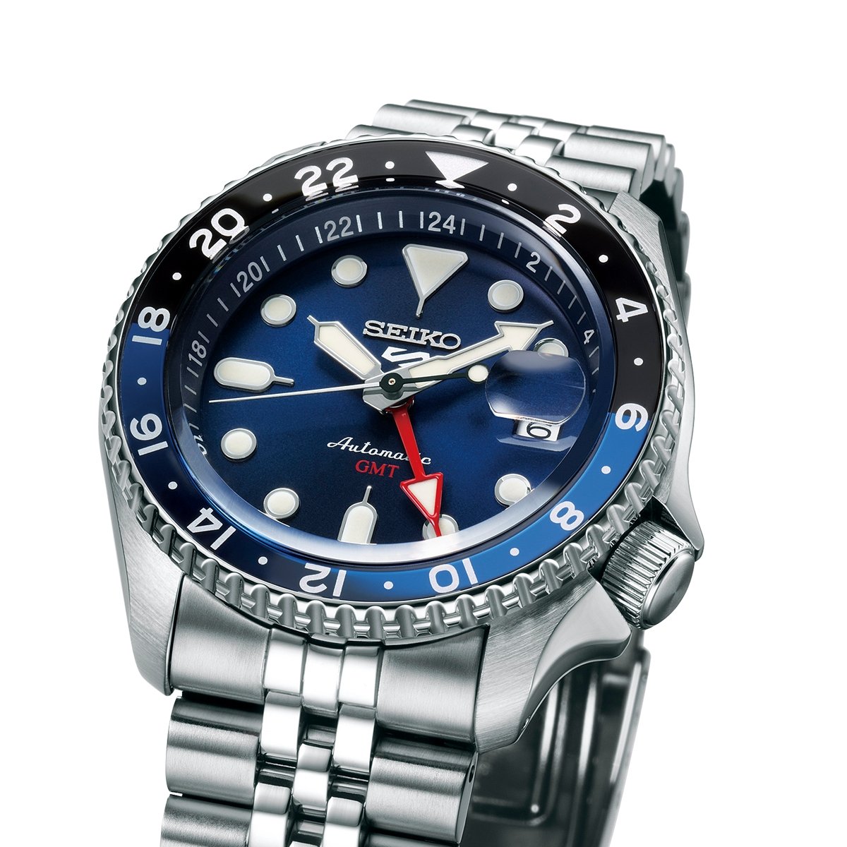 Buy Seiko 5 Sports 'Blueberry' GMT SKX Re-Interpretation Men's Watch -  SSK003K1 | Time Watch Specialists