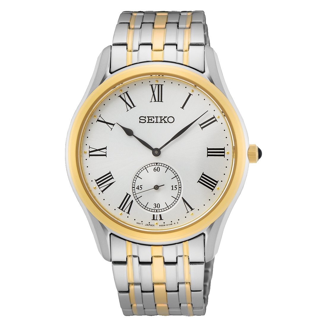 Buy SEIKO Conceptual Series Two Tone Stainless Steel Silver Dial Men's Watch  - SRK048P1 | Time Watch Specialists