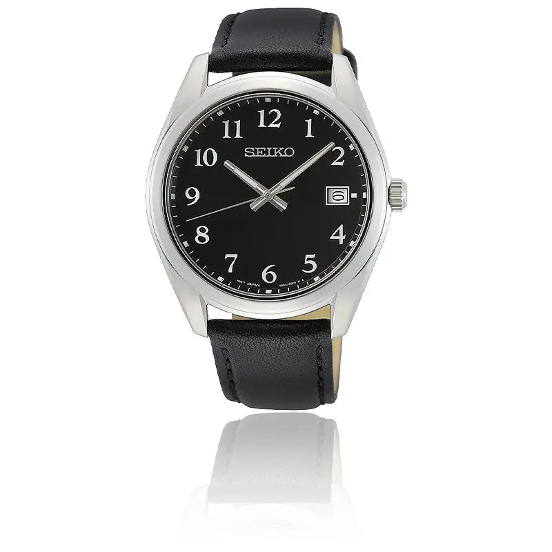 Buy SEIKO Sapphire Quartz Black Dial Men's Watch - SUR461P1 | Time Watch  Specialists