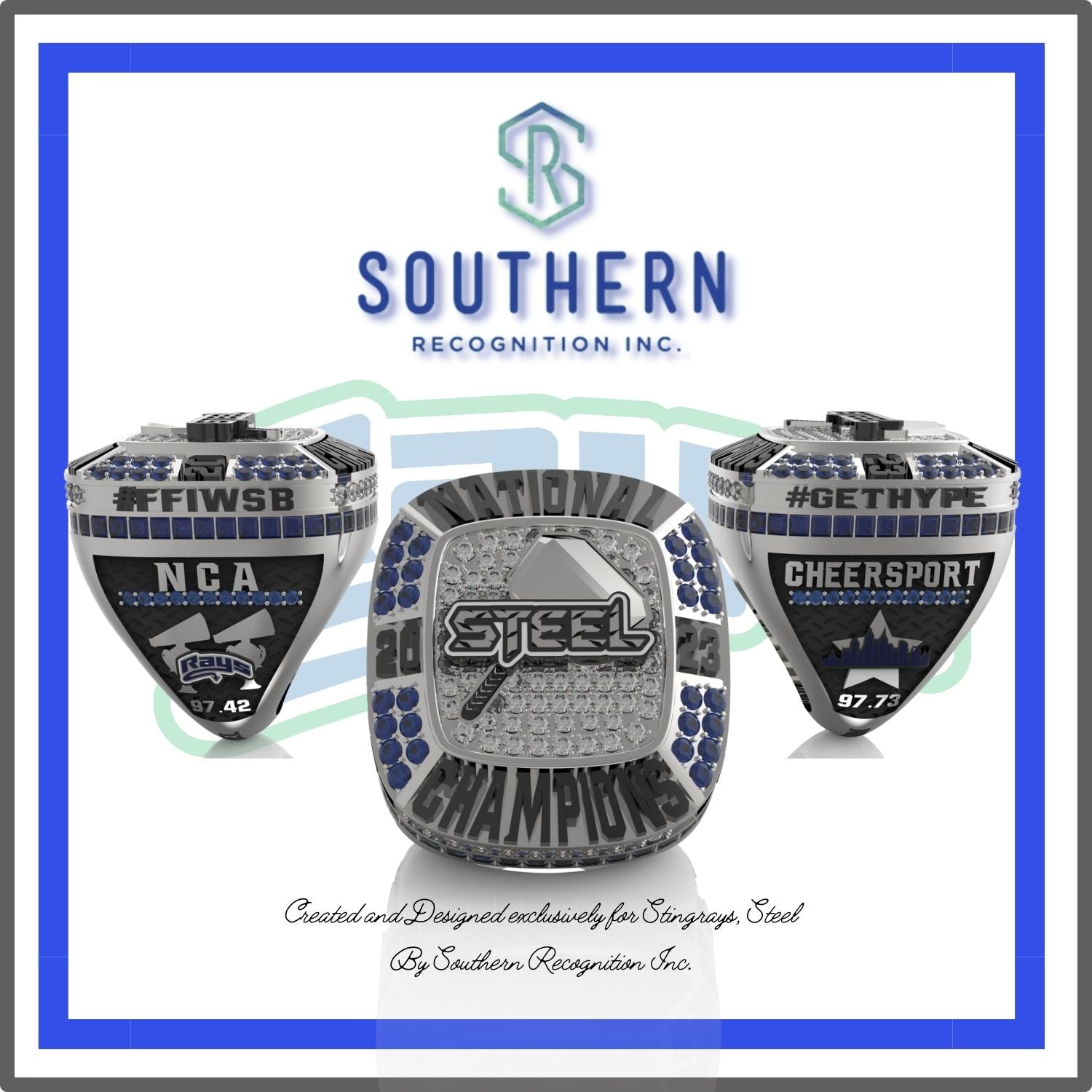 Stingrays Allstars Steel 2023 NCA Championship Ring Southern